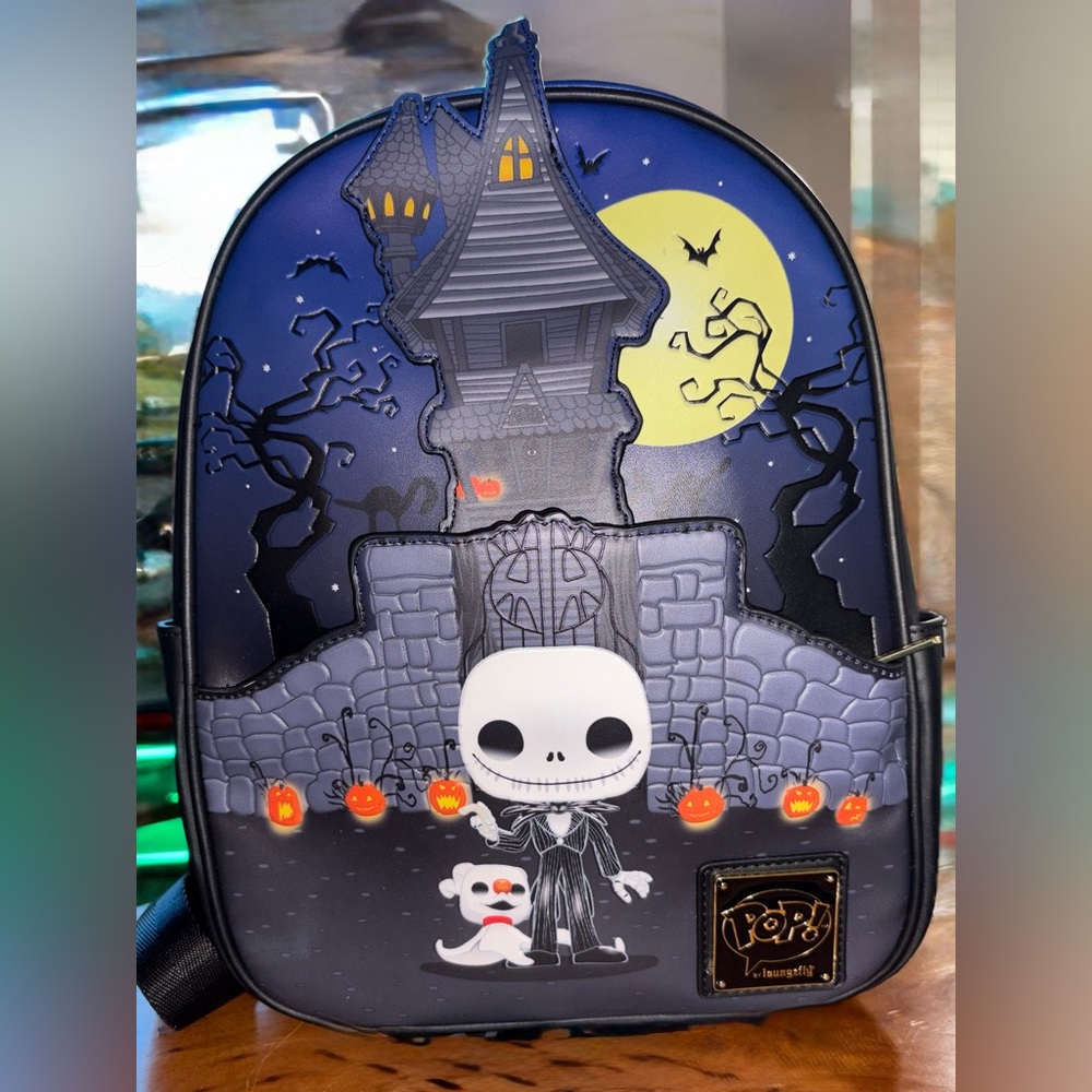 Loungefly Funko Pop Nightmare Before Christmas Jack Skelington  Backpack